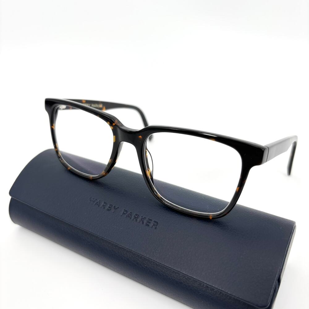 Warby Parker Chamberlain 200 50-18-140 Eyeglasses Frames Tortoise Square Brown
